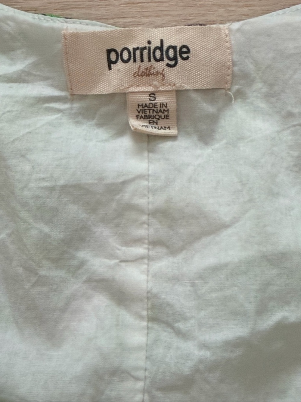 Anthropologie Porridge Linen Blend Printed Mini Dress Crewneck Short Sleeve S - Picture 8 of 12